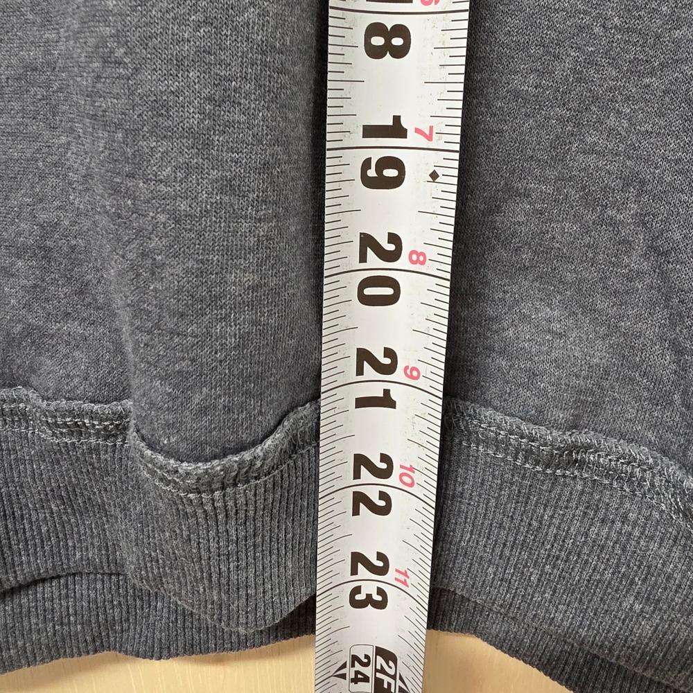 Live Outside The Limits Snake Rose Graphic Sweatshirt Gray XL Balloon Sleeve NEW - Picture 6 of 10